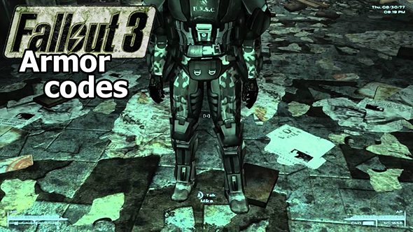 Fallout 3 Armor Cheat Codes